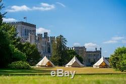 5m Bell Tent High Spec 320GSM Zipped in Groundsheet, UV, Water, Mould Proof