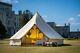 5m Bell Tent Pro Spec 320gsm Zipped In Groundsheet, Uv, Water, Mould Proof