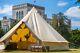 5m Pro Bell Tent, High Quality 320 Gsm With Stove Hole, Zipped In Groundsheet