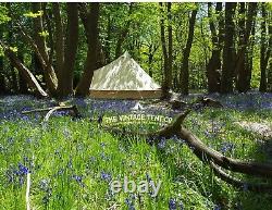 5m Pro Bell Tent, High Quality 320 GSM with stove hole, Zipped in Groundsheet