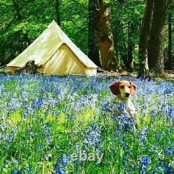 5m canvas bell tent