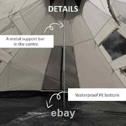 6-7 Person Large Family Party Camping Tent Carrying Bag Mesh Window