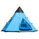 6-7 Person Large Family Party Camping Tent Carrying Bag, Mesh Window Outsunny