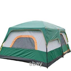 6-8Person for Outdoors Extra Large Family Tent Waterproof 2 Bedrooms&Living Area