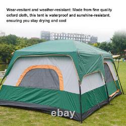 6-8Person for Outdoors Extra Large Family Tent Waterproof 2 Bedrooms&Living Area