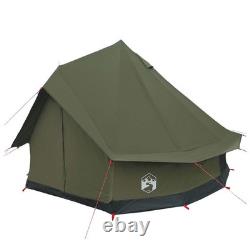 6 Person Family Camping Tent Waterproof Outdoor Shelter Army Green Large