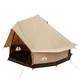 6 Person Family Camping Tent Waterproof Outdoor Shelter Cream Large Tent