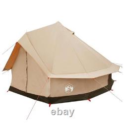 6 Person Family Camping Tent Waterproof Outdoor Shelter Cream Large Tent