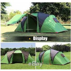 6 Person Large Family Camping Tent Waterproof Hiking Travel 2 Room Outdoor K