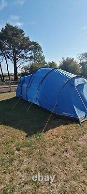 6 man tent 2 room, 2 doors and windows perfect for family holidays, used twice