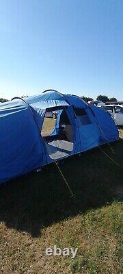 6 man tent 2 room, 2 doors and windows perfect for family holidays, used twice