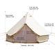 6m/19.7ft Canvas Bell Tents Cotton Family Large Waterproof Camping Glamping Yurt