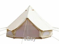 6M Outdoor Waterproof Canvas Tent Hunting Camping Tent Large Tent