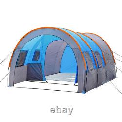 8-10 Man Camping Tent Large Capacity Waterproof Garden Hiking Tent Group