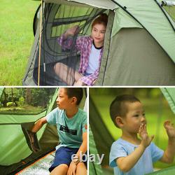 8-10 Man Camping Tent Waterproof Family Group Outdoor Hiking Fishing Tunnel Roo