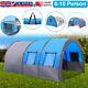 8-10 Man Large Family Tent Waterproof Outdoor Hiking Tunnel Camping Column Tent