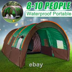 8-10 Men Family Camping Tent Waterproof Outdoor Garden Party Large Room