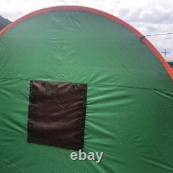 8-10 People Tent Large Tunnel Waterproof Double Layer Family Party Camping Tent