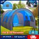8-10 Person Camping Tent Instant Family Outdoor Double Layer Tent Rainfly Tent