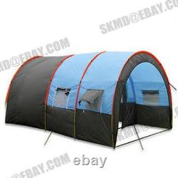 8-10 Person Large Family Tents Waterproof Column Tunnel For Outdoor Camping