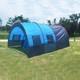 8-10 Person Large Tunnel Tent Outdoor Camping Caravan Shelter Family Gathering