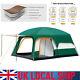 8-10 Person Tent Family Waterproof Extra Large Two-bedroom & One-living Room Hot