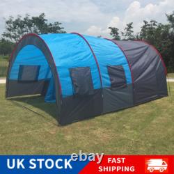 8-10 Persons Large Tunnel Tent Huge Family Tent House for Outdoor Camping Party