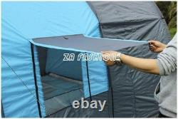 8-10 Persons Large Tunnel Tent Huge Family Tent House for Outdoor Camping Party