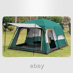 8-12 people Large Camping Tent Waterproof Family Outdoor Hiking Shelter d Q5N7