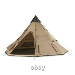 8 Person 18' x 18' Teepee Tent Camping Outdoors Hunting Water Weather Proof