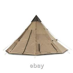 8 Person 18' x 18' Teepee Tent Camping Outdoors Hunting Water Weather Proof