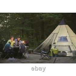 8 Person 18' x 18' Teepee Tent Camping Outdoors Hunting Water Weather Proof