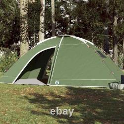 8 Person Camping Tent Large Waterproof Family Tent Grey Orange Outdoor Festival