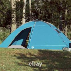 8 Person Camping Tent Large Waterproof Family Tent Grey Orange Outdoor Festival