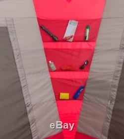8 Person Double Cabin Camping Tent Sleeps Large Instant 2 Separate Rooms Doors