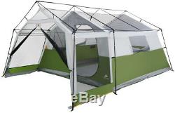 8-Person Family Cabin Tent With Screen Porch + Carry Bag Outdoor Hiking Shelter