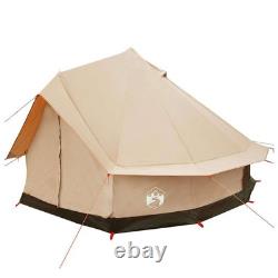 8 Person Family Camping Tent Waterproof Outdoor Shelter Cream Large Tent