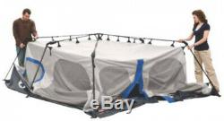 8-Person Instant Tent Large Coleman Outdoor Camping Hiking Sports Sleep Blue NEW