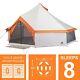 8 Person Yurt Outdoor Camping Tent Entire Family Waterproof Large Tall Big Size
