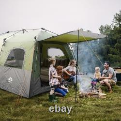 8 Persons Waterproof Large Portable Family Tent Pop Up Cabin Camping Shelter