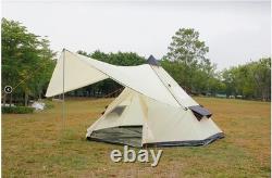 8 person camping tent berth family Awning poles Outdoor tent Shelter Groundsheet