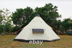 8 person camping tent berth family Awning poles Outdoor tent Shelter Groundsheet
