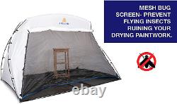 ARRANUI Large Spray Paint Tent with Built-in Floor and Screen Portable Booth