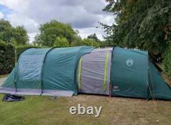 AWESOME COLEMAN MOSEDALE 5 EXTRA LARGE TENT With CARPET + FRONT EXTENTION + MAT