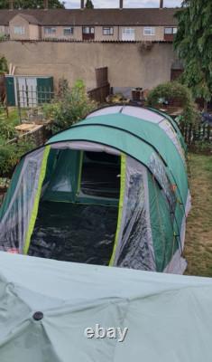 AWESOME COLEMAN MOSEDALE 5 EXTRA LARGE TENT With CARPET + FRONT EXTENTION + MAT