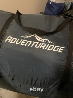 Adventuridge 8 Person Camping Tent with Carry Bag and lots of camping equipment