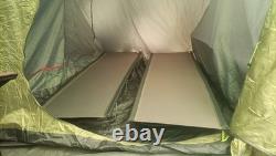 Airbeam Green Tunnel Tent Camping Shelter with Large Window (Furnishings incl.)