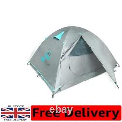 All-Season Waterproof Camping Tent Spacious 4 Person with Rainfly & Easy Setup