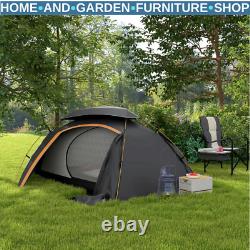 Aluminium Dome Camping Tent 1 to 2 Man 2000mm Waterproof with Rainfly Portable