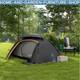 Aluminium Dome Camping Tent 1 To 2 Man 2000mm Waterproof With Rainfly Portable